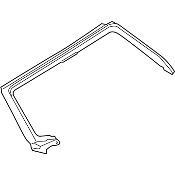 1BQ67TZZAE Mopar Windshield Frame Illustration 1 of 1