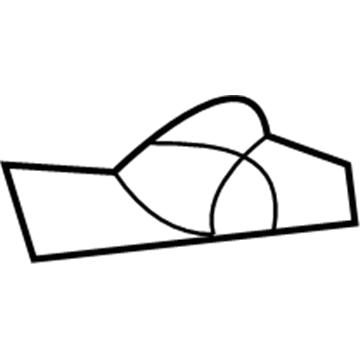 68050731AA Mopar Glove Box Door Latch Striker Illustration 1 of 1