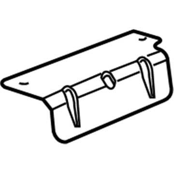 Mopar 52855332AB Transmission Shield 52855332AB Mopar Transmission Shield Illustration 1 of 1