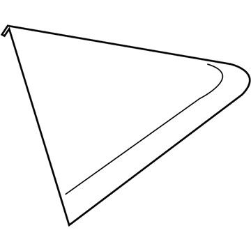 5116189AF Mopar C Pillar Applique Illustration 1 of 1