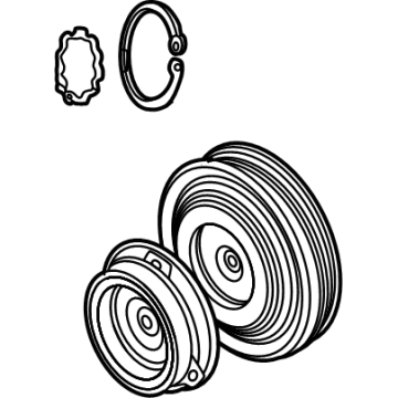 Mopar 68549264AA A/C COMPRESSOR 68549264AA Mopar A/C COMPRESSOR Illustration 1 of 1