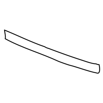 WC12DX9AA Mopar Molding-Rear FASCIA Illustration 1 of 1