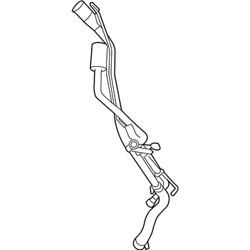 68041234AA Mopar Fuel Filler Tube Illustration 1 of 1