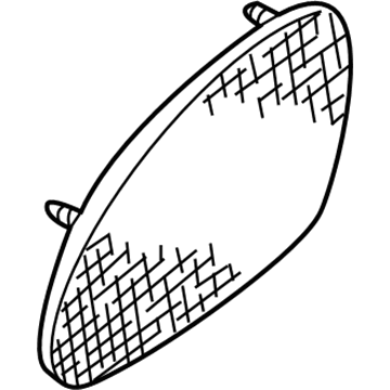 SX88WL5AA Mopar Grille-Quarter Speaker Illustration 1 of 1