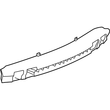 4865654AC Mopar Rear Energy Absorber Illustration 1 of 1