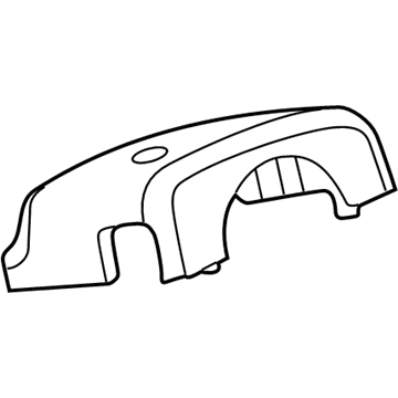 Mopar QH17XDVAB Steering Column Shroud QH17XDVAB Mopar Steering Column Shroud Illustration 1 of 1