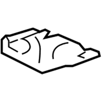 Mopar 5291321AB Speaker Bracket 5291321AB Mopar Speaker Bracket Illustration 1 of 1