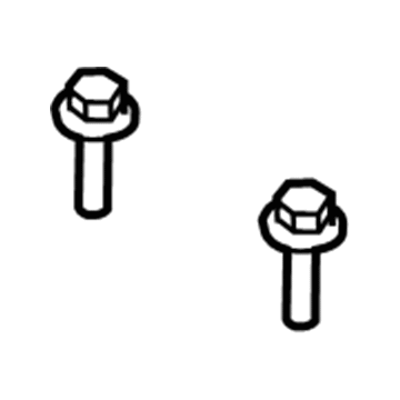 5143451AA Mopar Seat Screw Illustration 1 of 1