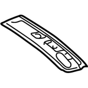 MR535633 Mopar Roof Rail Illustration 1 of 1