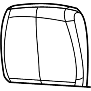 1HU561T1AA Mopar Second Row Headrest Illustration 1 of 1