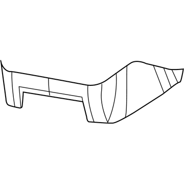 68041472AA Mopar Rear Seat Cushion Frame Illustration 1 of 1