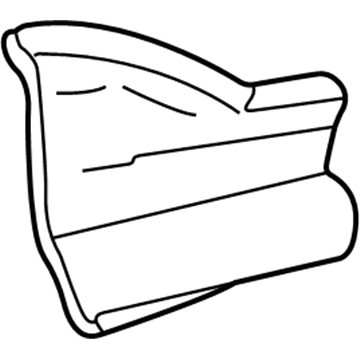 55274696AD Mopar Shield-Splash Illustration 1 of 1