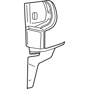 55344912AC Mopar Extension-Fender To HEADLAMP Illustration 1 of 1