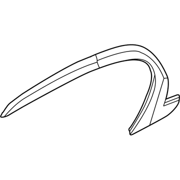 Mopar 4215953 WHEELHOUSE Front Fender Re 4215953 Mopar WHEELHOUSE Front Fender Re Illustration 1 of 1