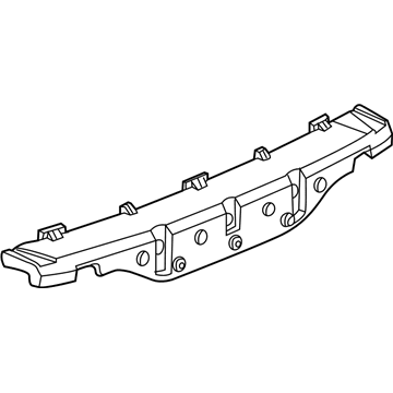 Mopar 55077570AE Bumper Bracket 55077570AE Mopar Bumper Bracket Illustration 1 of 1