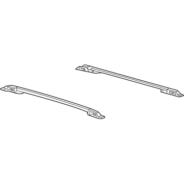 68080319AA Mopar Luggage Rack Side Rail Illustration 1 of 1