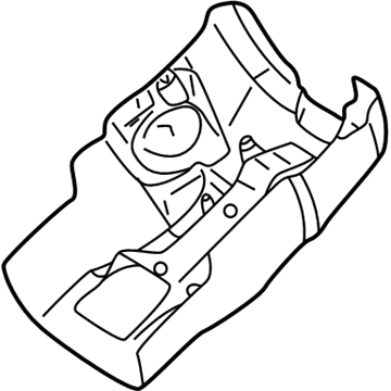 MR791370 Mopar Steering Column Cover Illustration 1 of 1