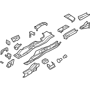 5115197AJ Mopar Floor Side Member Illustration 1 of 1