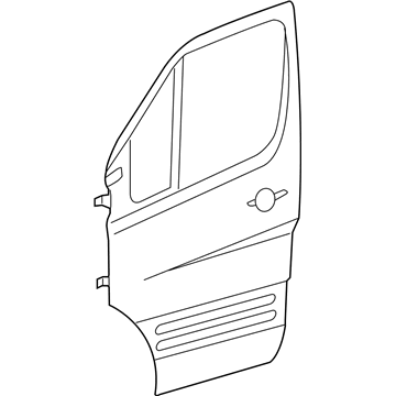 Mopar 68010067AA Front Door 68010067AA Mopar Front Door Illustration 1 of 1
