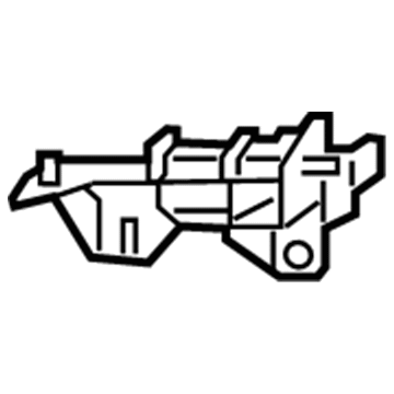68381152AA Mopar Fascia Bracket Illustration 1 of 1