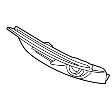 68082052AB Mopar Fog Lamp Bezel Illustration 1 of 1