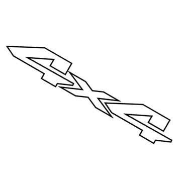 Mopar 68358483AA NAMEPLATE-TAILGATE 68358483AA Mopar NAMEPLATE-TAILGATE Illustration 1 of 1