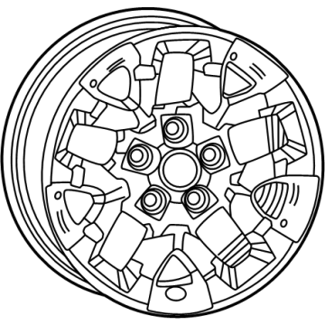 4755566AA Mopar Aluminum Illustration 1 of 1