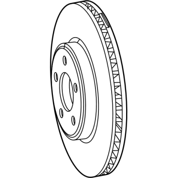 Dodge Charger Daytona Brake Disc - 68571927AA