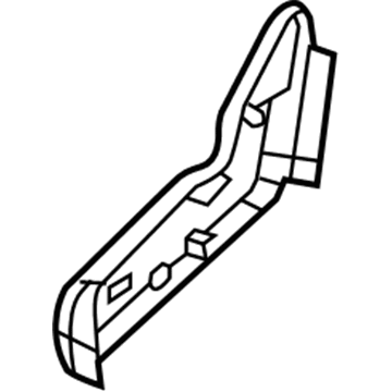 ZZ251D5AB Mopar Seat Adjuster Shield Illustration 1 of 1