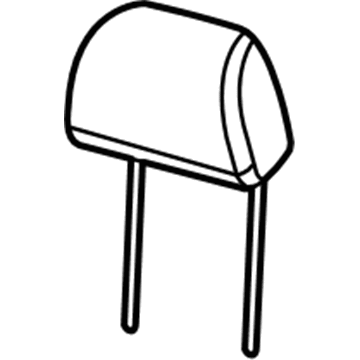 Mopar 1FN521D5AA Front Headrest 1FN521D5AA Mopar Front Headrest Illustration 1 of 1