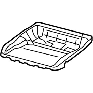 5134939AA Mopar Seat Cushion Frame Illustration 1 of 1