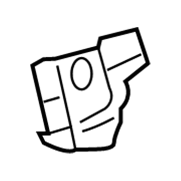 Mopar 68005109AA Bracket B Pillar 68005109AA Mopar Bracket B Pillar Illustration 1 of 1