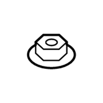 68374016AA Mopar Hexagon Flange Lock Nut Illustration 1 of 1