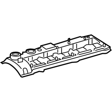 Mopar 5117164AA Cylinder Head Cover 5117164AA Mopar Cylinder Head Cover Illustration 1 of 1