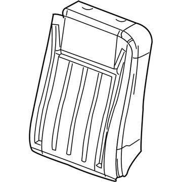 6PX36LA8AA Mopar Front Seat Back Cover Illustration 1 of 1
