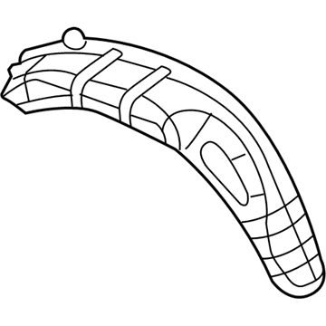 55362269AG Mopar Wheelhouse Panel Illustration 1 of 1