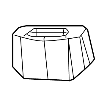 5KQ41DX9AB Mopar Seat Belt Bezel Illustration 1 of 1