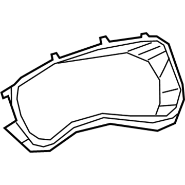 Mopar 6YS61RN8AA Instrument Panel 6YS61RN8AA Mopar Instrument Panel Illustration 1 of 1