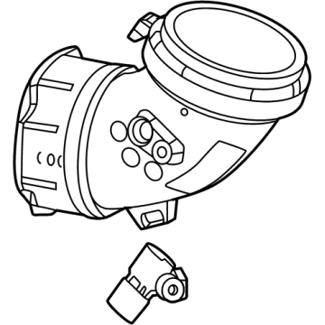 68464764AC Mopar Charge Air Cooler Duct Illustration 1 of 1