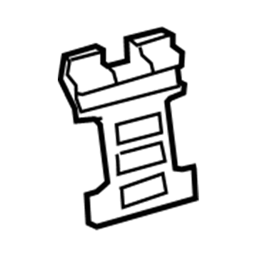 68014295AA Mopar Pad Illustration 1 of 1