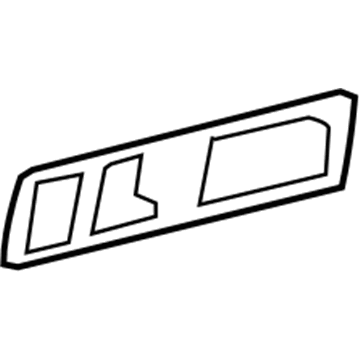 Mopar 68008644AA REINFMNT-Roof Panel 68008644AA Mopar REINFMNT-Roof Panel Illustration 1 of 1