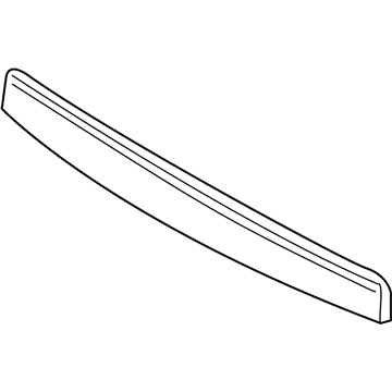 5104400AA Mopar Molding-Hood Illustration 1 of 1