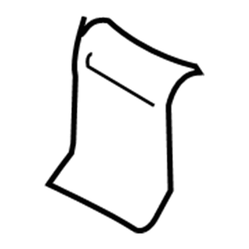 5109230AB Mopar Spare Tire Bracket Illustration 1 of 1