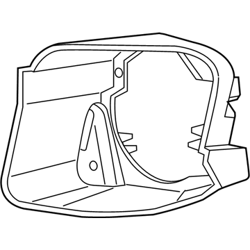 68191769AA Mopar Fog Lamp Bracket Illustration 1 of 1