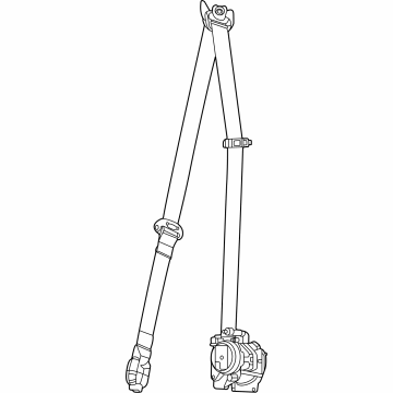 Dodge Charger Daytona Seat Belt - 7LJ94TX7AC