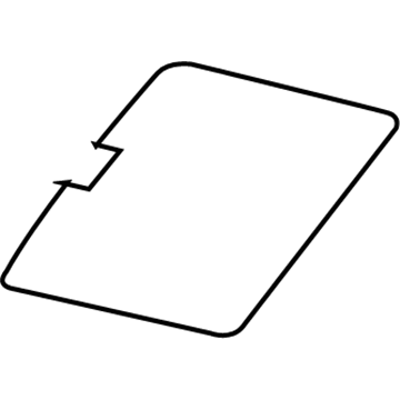 1AQ73BD1AA Mopar Sunroof Sunshade Illustration 1 of 1