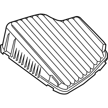 4891021AA Mopar Air Cleaner Cover Illustration 1 of 1
