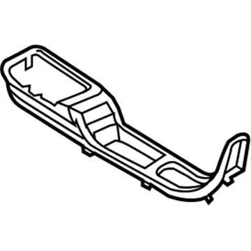 6KG06TX7AB Mopar Floor Console Bezel Illustration 1 of 1