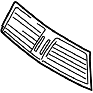 1EV001ZAAB Mopar Instrument Cluster Bezel Illustration 1 of 1