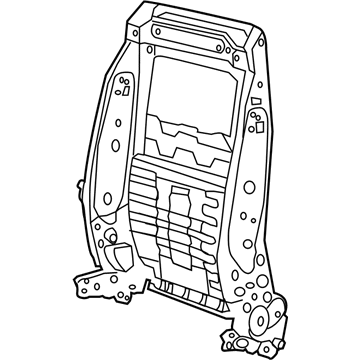 4610351AC Mopar Front Seat Back Frame Illustration 1 of 1